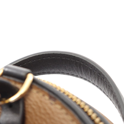 ミニ ボワット シャポー モノグラムリバース 2WAY ハンドバッグ PVC レザー ブラウン ブラック ルイヴィトン バッグ LOUIS VUITTON