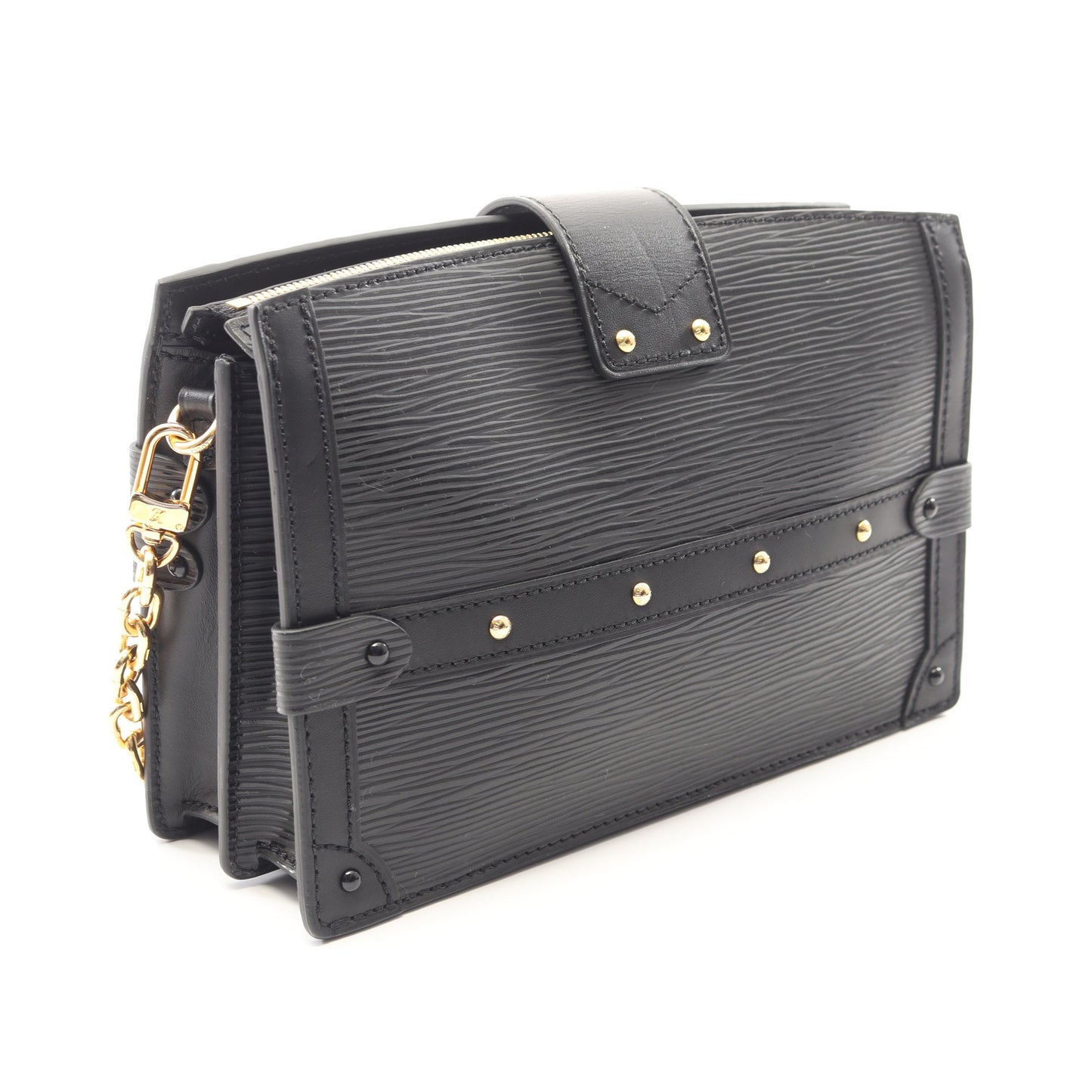 トランククラッチ エピ ノワール ショルダーバッグ レザー ブラック ルイヴィトン バッグ LOUIS VUITTON
