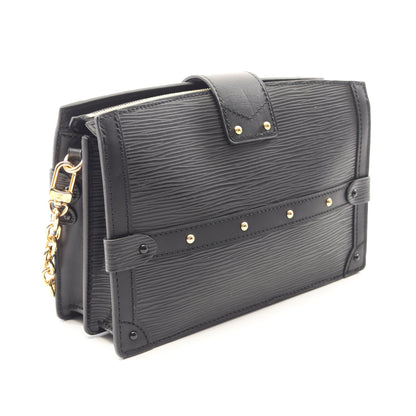 トランククラッチ エピ ノワール ショルダーバッグ レザー ブラック ルイヴィトン バッグ LOUIS VUITTON