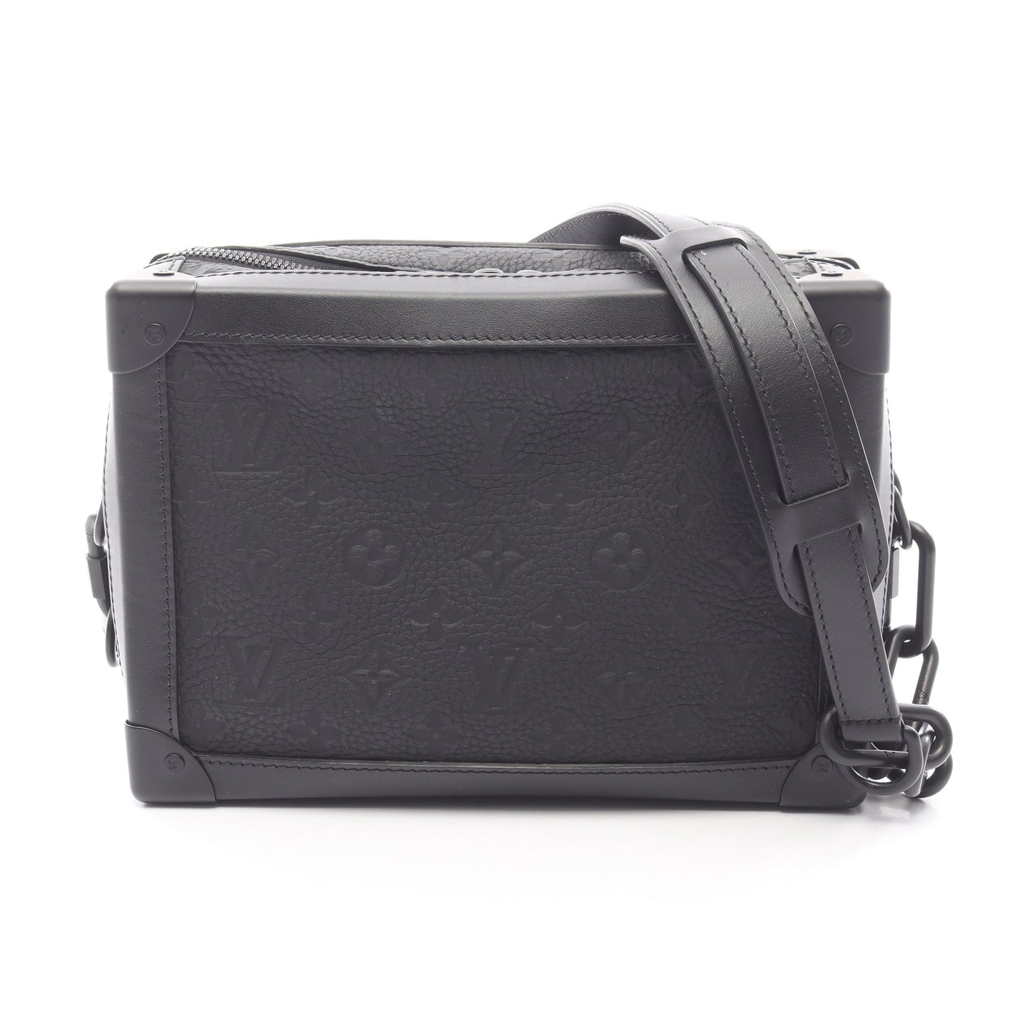 ソフトトランク モノグラムトリヨン ノワール ショルダーバッグ レザー ブラック ルイヴィトン バッグ LOUIS VUITTON
