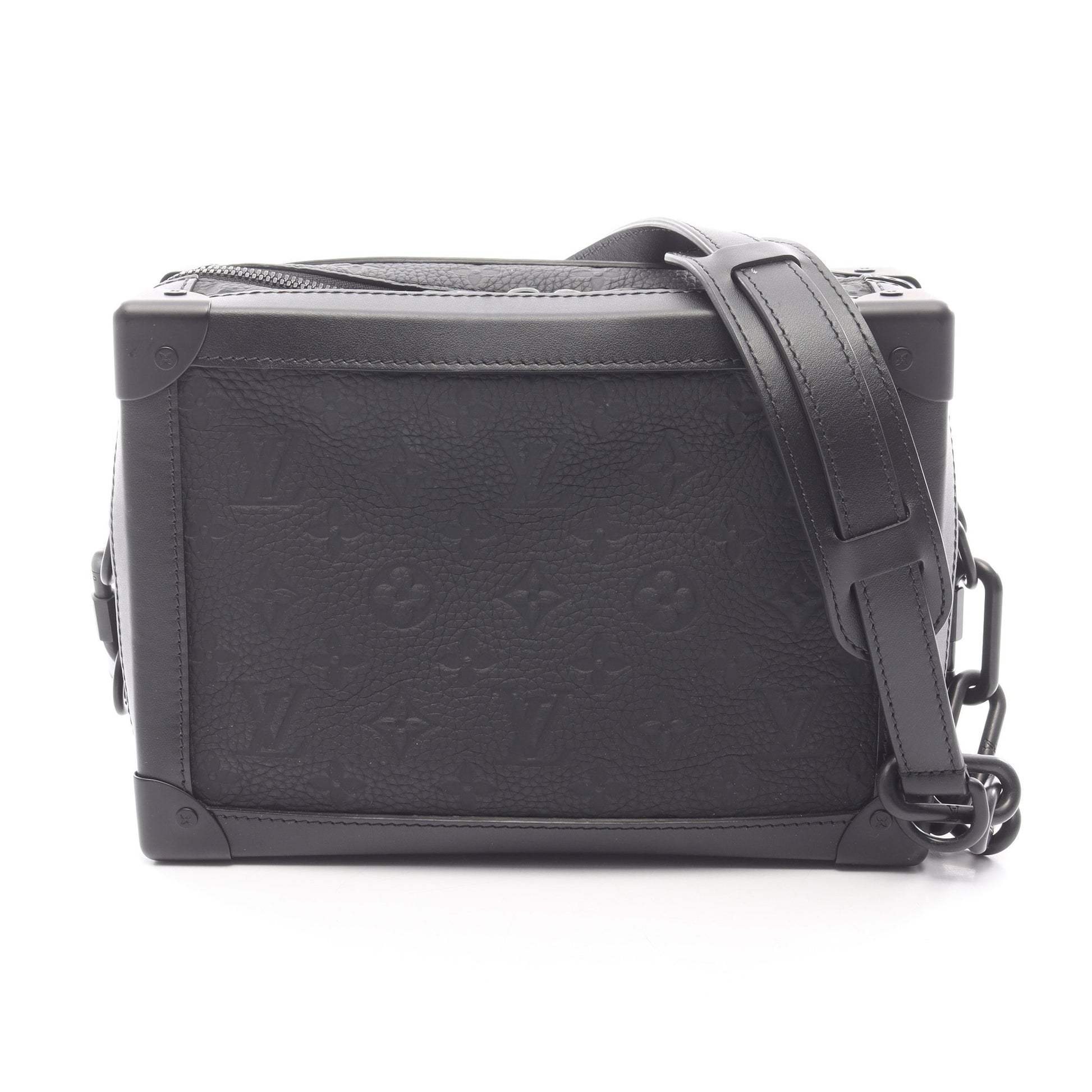 ソフトトランク モノグラムトリヨン ノワール ショルダーバッグ レザー ブラック ルイヴィトン バッグ LOUIS VUITTON