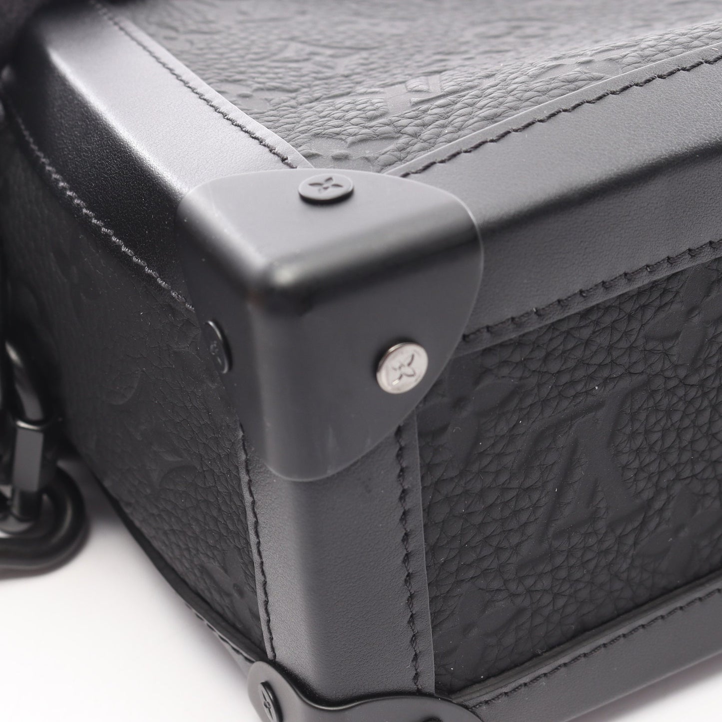 ソフトトランク モノグラムトリヨン ノワール ショルダーバッグ レザー ブラック ルイヴィトン バッグ LOUIS VUITTON