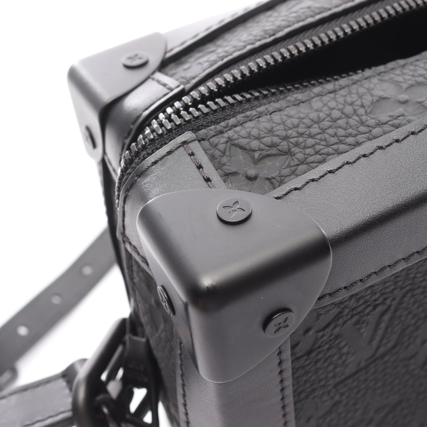 ソフトトランク モノグラムトリヨン ノワール ショルダーバッグ レザー ブラック ルイヴィトン バッグ LOUIS VUITTON