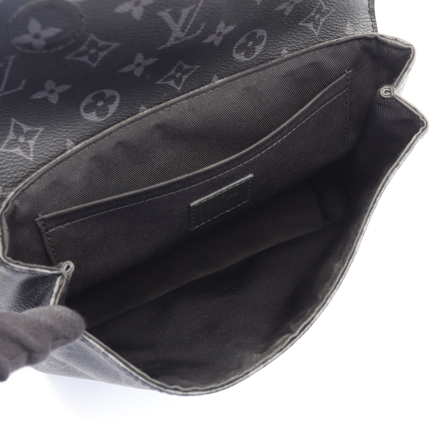 スティーマーPM モノグラムエクリプス 2WAY ハンドバッグ PVC レザー ブラック ルイヴィトン バッグ LOUIS VUITTON
