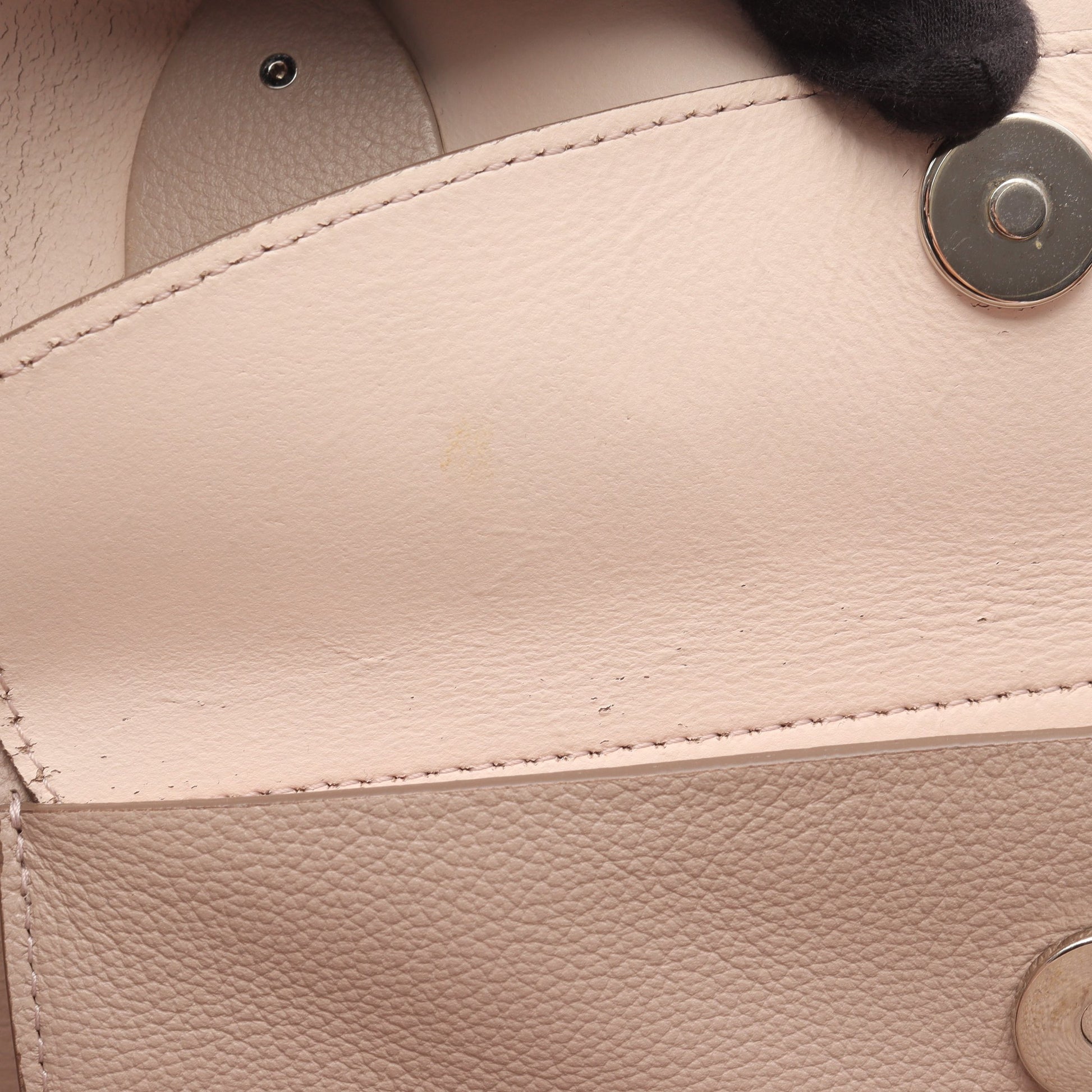 オープンバー 2WAY ハンドバッグ レザー ピンクベージュ クリスチャンディオール バッグ Christian Dior