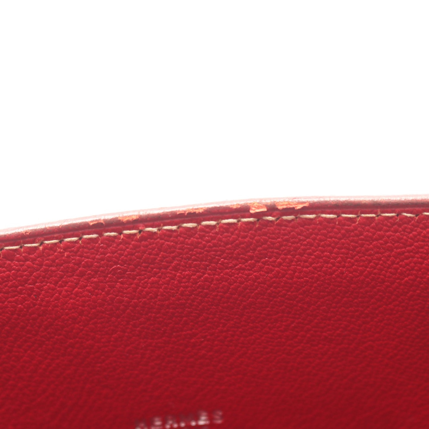 ケリースポーツMM ルージュモワイヤン ショルダーバッグ クシュベル レッド シルバー金具 □E刻印 エルメス バッグ HERMES