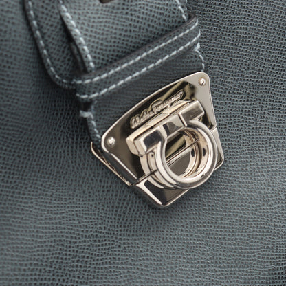 ガンチーニ ワンショルダーバッグ レザー ブルーグリーン サルヴァトーレフェラガモ バッグ Salvatore Ferragamo