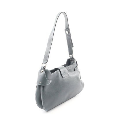 ガンチーニ ワンショルダーバッグ レザー ブルーグリーン サルヴァトーレフェラガモ バッグ Salvatore Ferragamo
