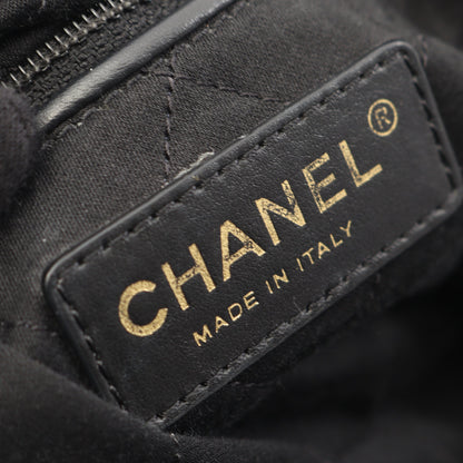 シャネル 22 ラージ バックパック リュックサック レザー ブラック ゴールド金具 シャネル バッグ CHANEL