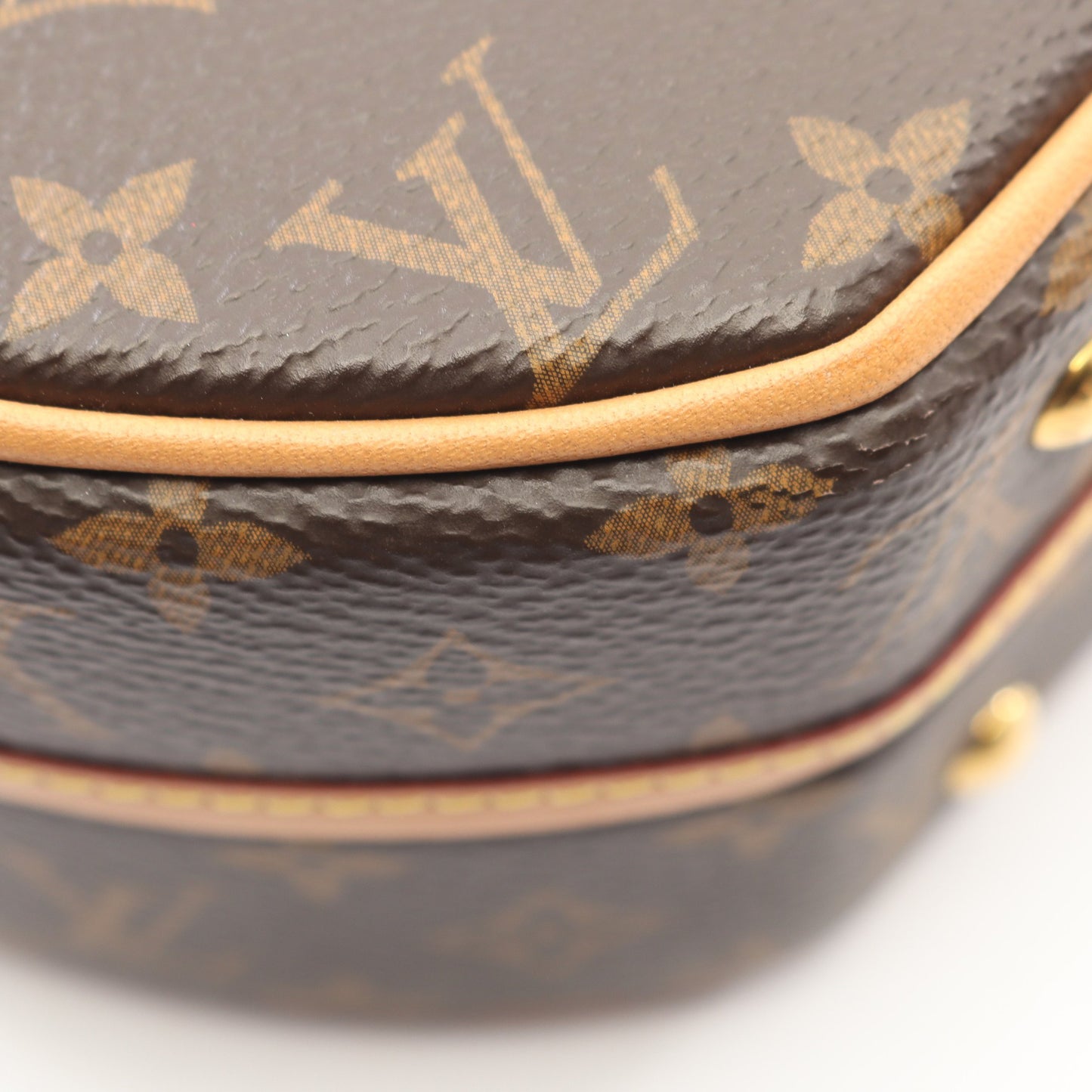 プティット ボワット シャポー モノグラム 2WAY ハンドバッグ PVC レザー ブラウン ルイヴィトン バッグ LOUIS VUITTON