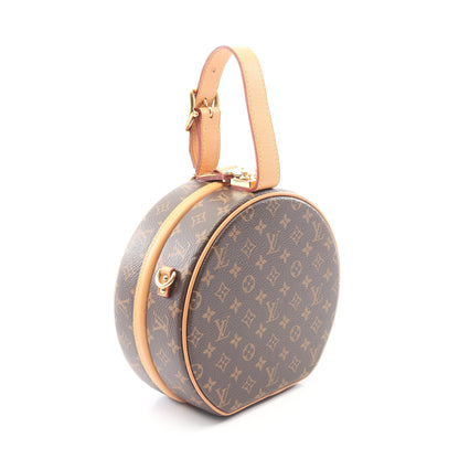 プティット ボワット シャポー モノグラム 2WAY ハンドバッグ PVC レザー ブラウン ルイヴィトン バッグ LOUIS VUITTON