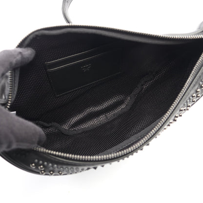 スタッズ ボディバッグ ウエストバッグ レザー ブラック エムシーエム バッグ MCM
