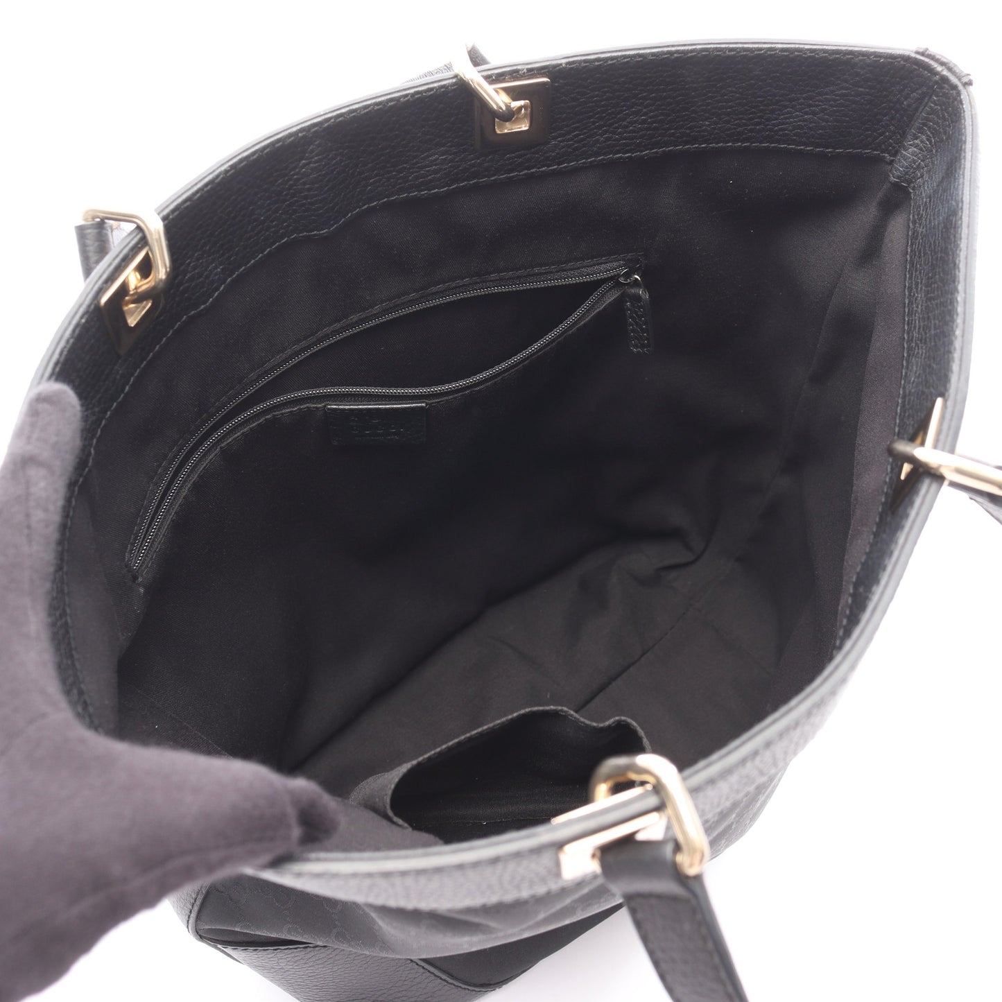 GG柄 ショルダーバッグ トートバッグ ナイロン レザー ブラック グッチ バッグ GUCCI