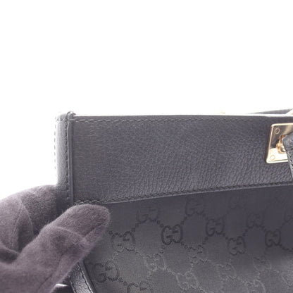 GG柄 ショルダーバッグ トートバッグ ナイロン レザー ブラック グッチ バッグ GUCCI