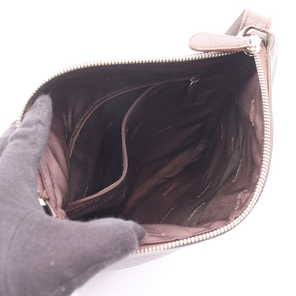 センダ ショルダーバッグ レザー ダークブラウン ロエベ バッグ LOEWE