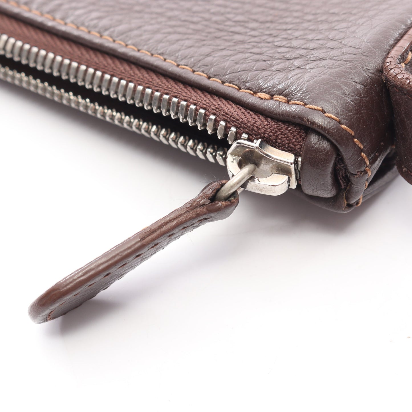 センダ ショルダーバッグ レザー ダークブラウン ロエベ バッグ LOEWE