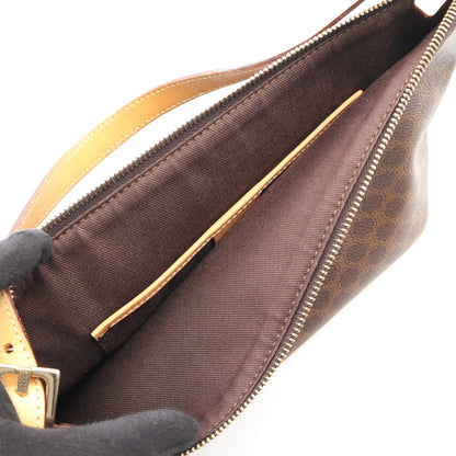 マカダム ハンドバッグ PVC レザー ブラウン ライトブラウン セリーヌ バッグ CELINE