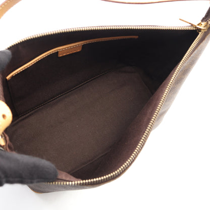 マカダム ハンドバッグ PVC レザー ブラウン ライトブラウン セリーヌ バッグ CELINE