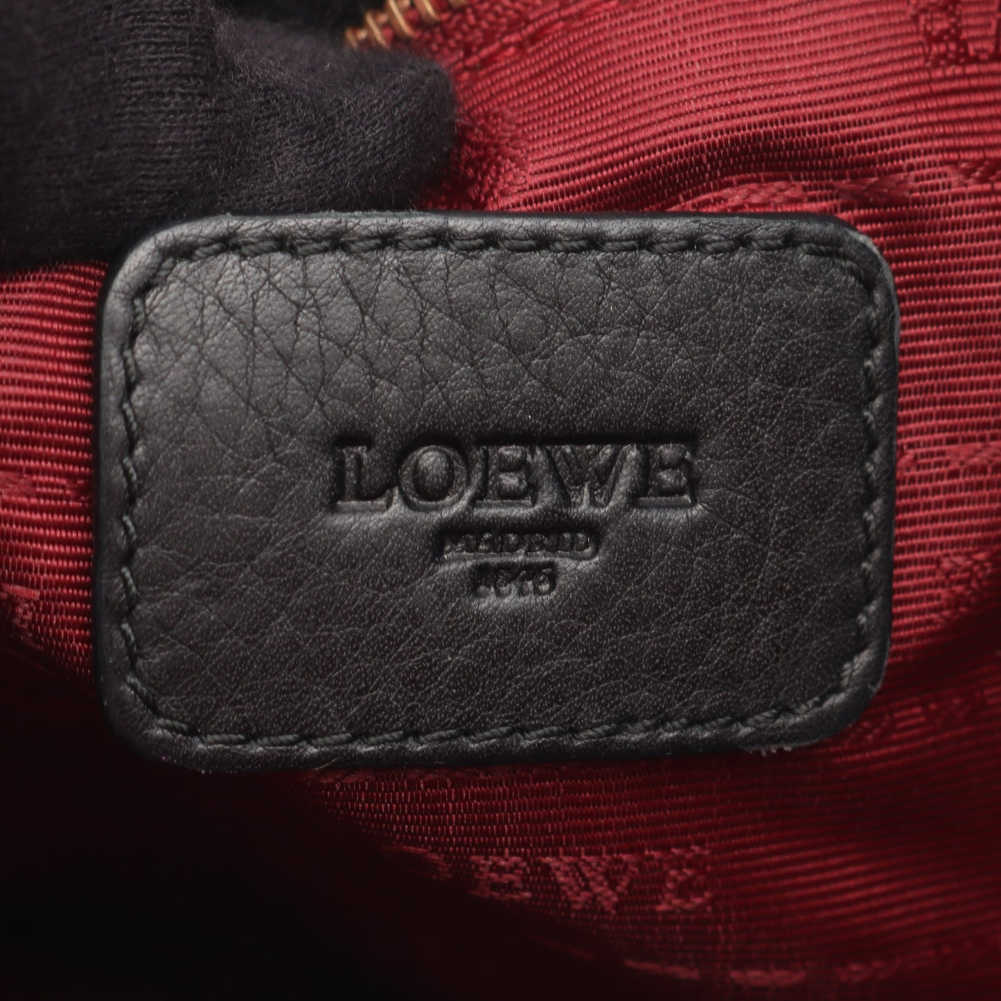 ヘリテージ ショルダーバッグ レザー ブラック ロエベ バッグ LOEWE
