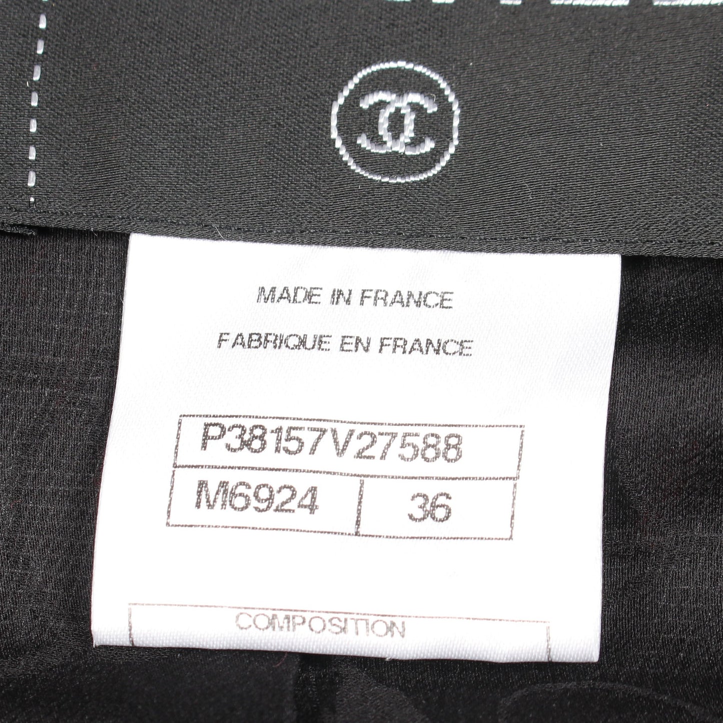 ココマークボタン スパンコール付き ツイード ジャケット レッド ブラック ホワイト シャネル アウター CHANEL