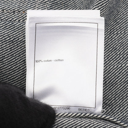 ココマークボタン デニムジレ ベスト コットン インディゴブルー シャネル トップス CHANEL