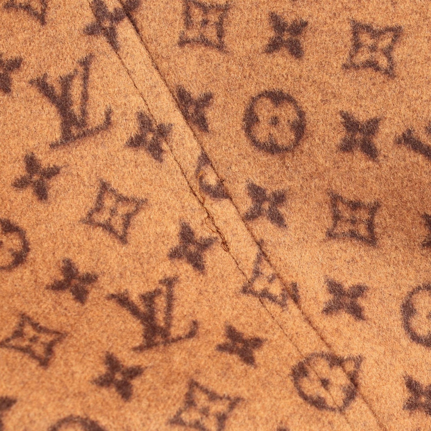 モノグラム トレンチコート コットン ベージュ ダークブラウン ルイヴィトン アウター LOUIS VUITTON