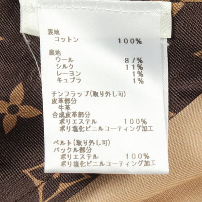 モノグラム トレンチコート コットン ベージュ ダークブラウン ルイヴィトン アウター LOUIS VUITTON