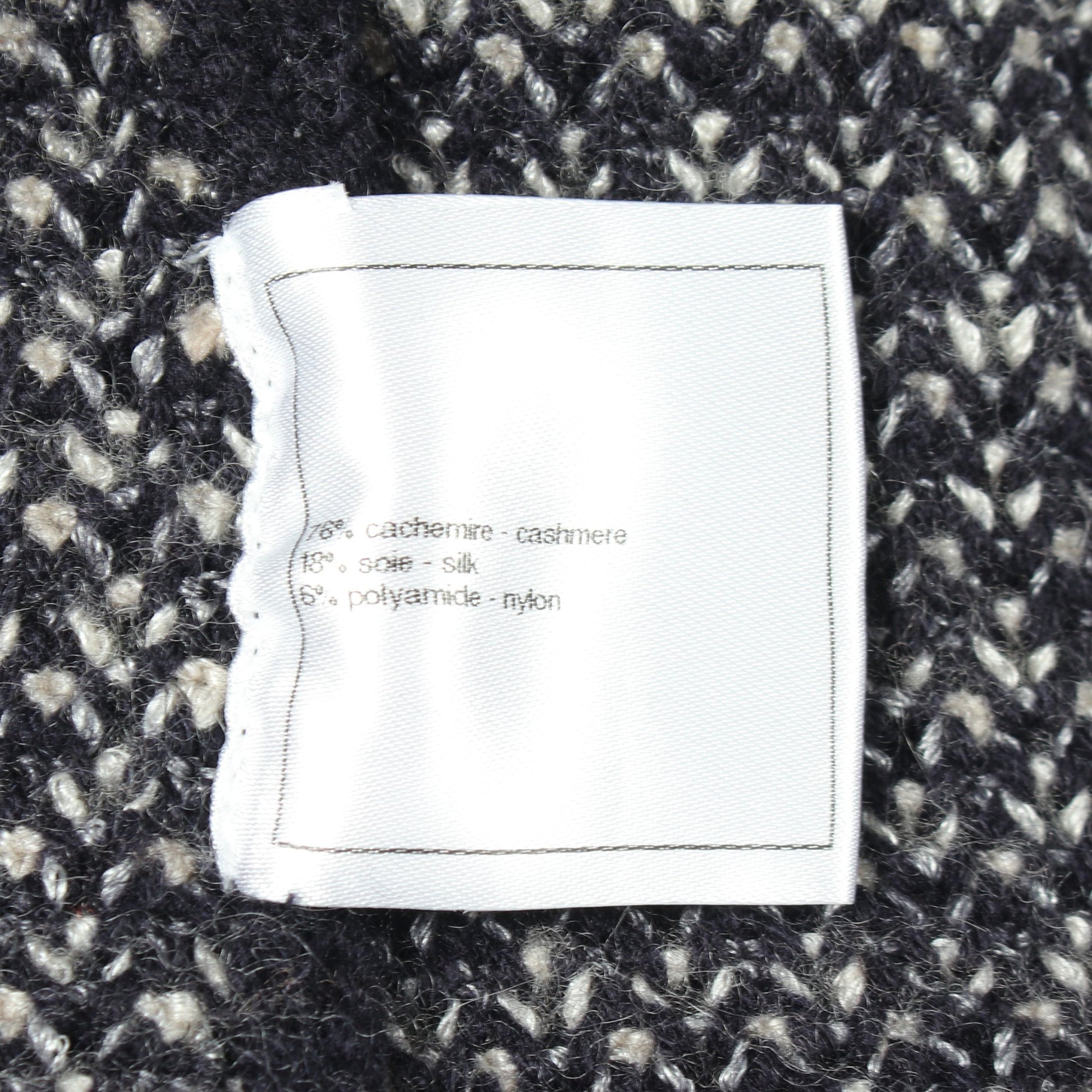 ココマークボタン ダブルブレスト ニット ジャケット カシミヤ シルク ネイビー シャネル アウター CHANEL