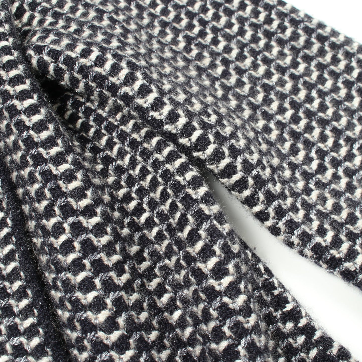 ココマークボタン ダブルブレスト ニット ジャケット カシミヤ シルク ネイビー シャネル アウター CHANEL