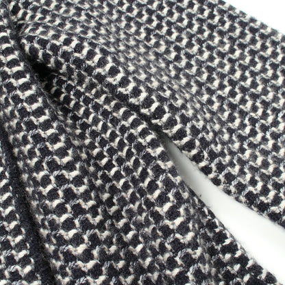 ココマークボタン ダブルブレスト ニット ジャケット カシミヤ シルク ネイビー シャネル アウター CHANEL
