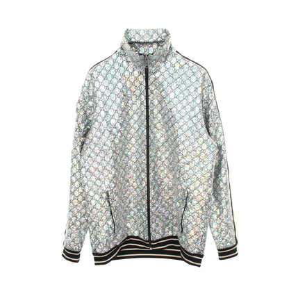 ラミネート スパークリング GGジャージー メタリック ジャケット ナイロン シルバー ブラック ベージュ グッチ アウター GUCCI