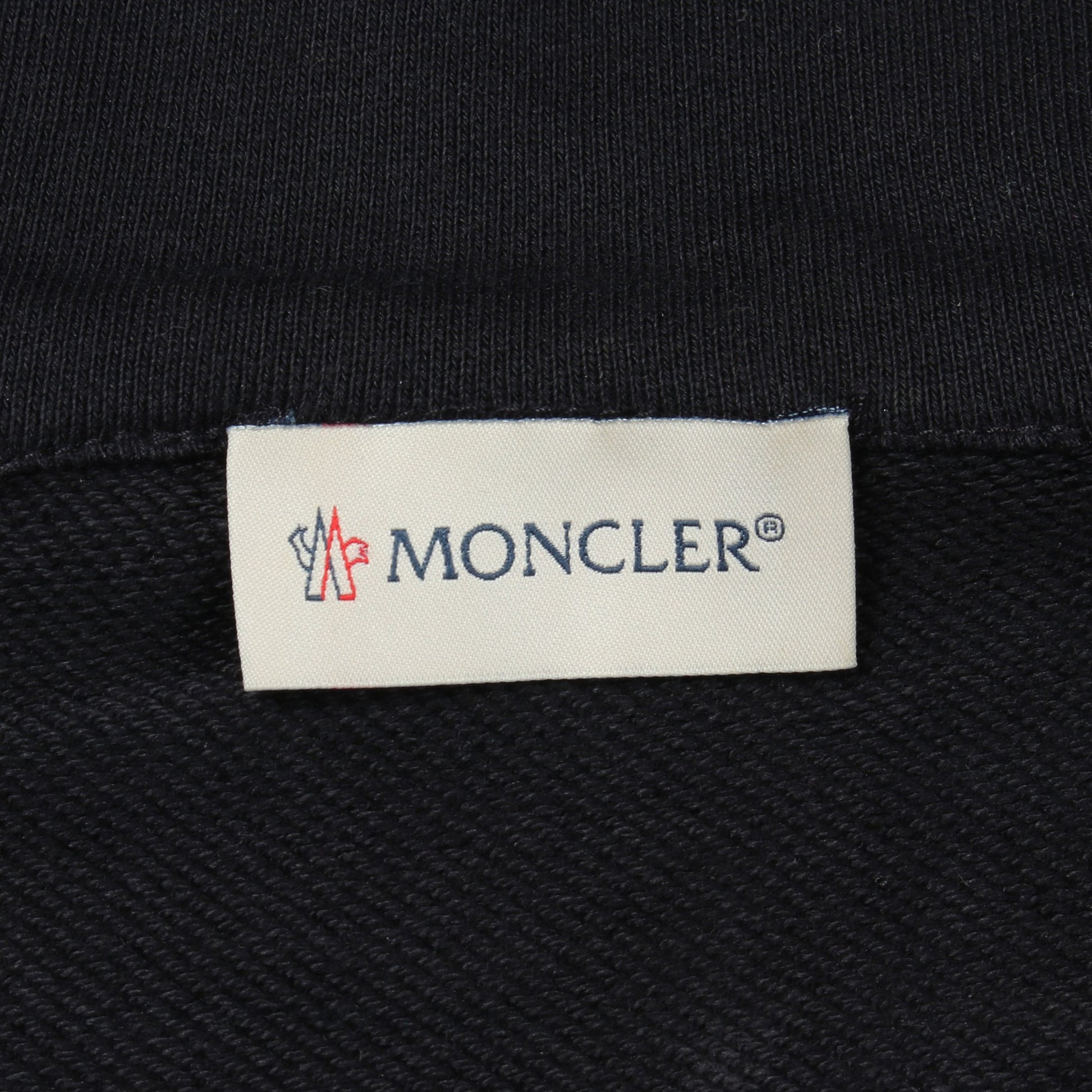 フード付き 切替 ダウンジャケット コットン ナイロン ネイビー モンクレール アウター MONCLER