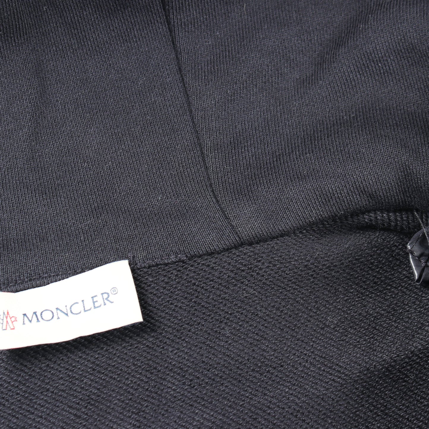 フード付き 切替 ダウンジャケット コットン ナイロン ネイビー モンクレール アウター MONCLER
