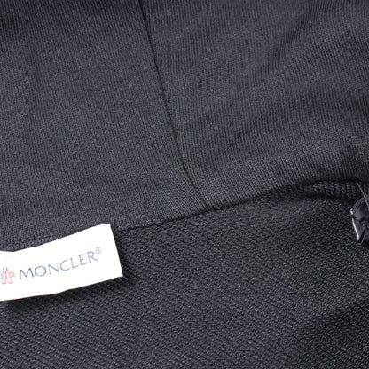 フード付き 切替 ダウンジャケット コットン ナイロン ネイビー モンクレール アウター MONCLER