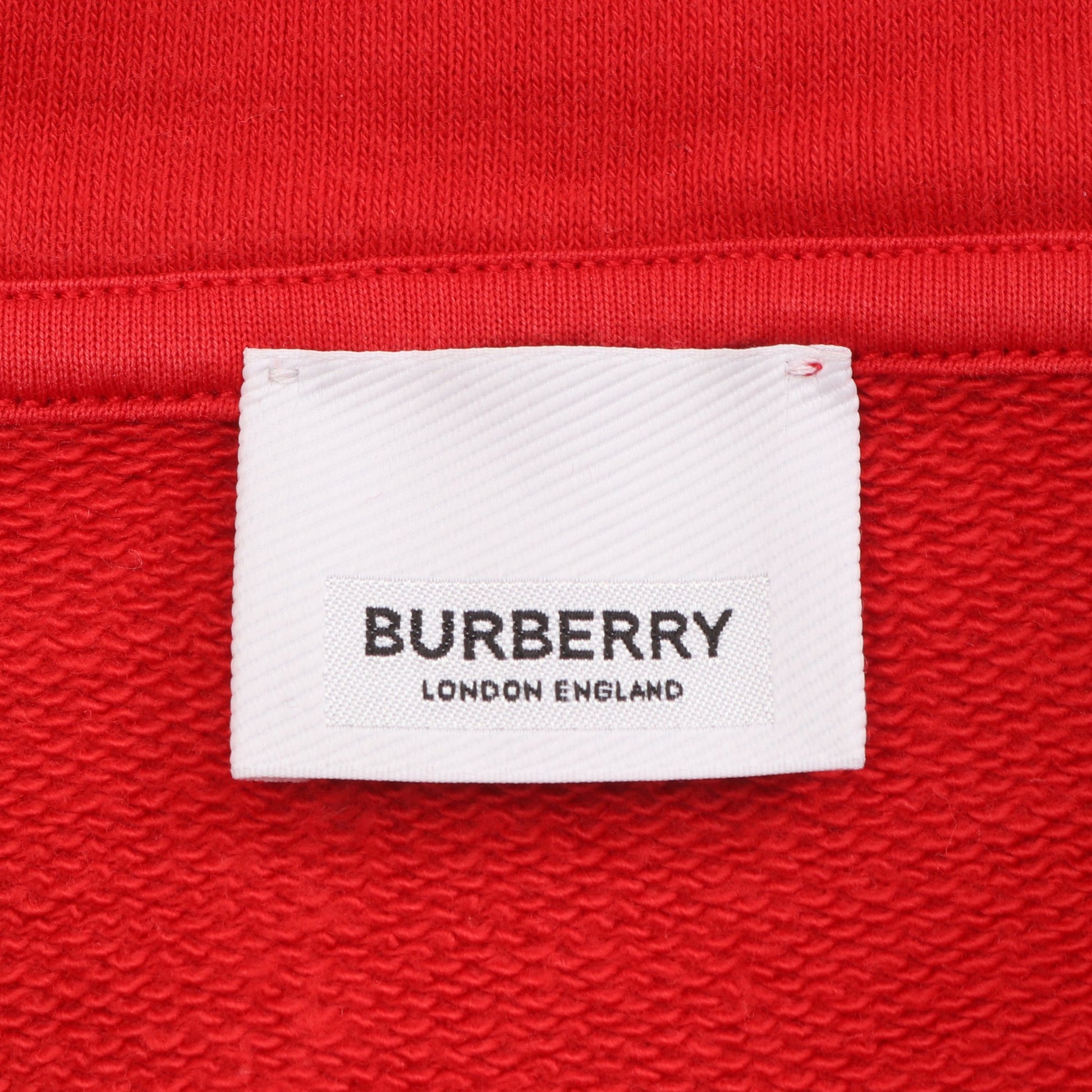 TBモノグラム ネズミプリント フーディ プルオーバーパーカー コットン レッド マルチカラー バーバリー トップス BURBERRY