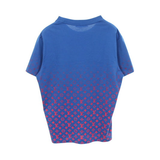 モノグラムグラディエント 半袖Tシャツ コットン ブルー レッド ルイヴィトン
