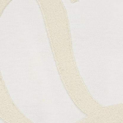 ロゴ刺繍 クルーネック 半袖Tシャツ コットン ホワイト グレー クリスチャンディオール トップス Christian Dior