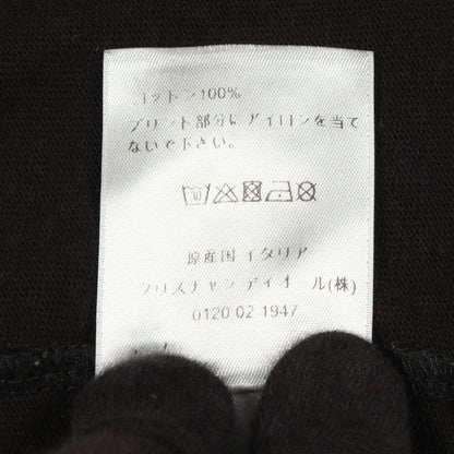 DIOR × DANIEL ARSHAM ロゴプリント 半袖Tシャツ コットン ブラック ディオール トップス DIOR