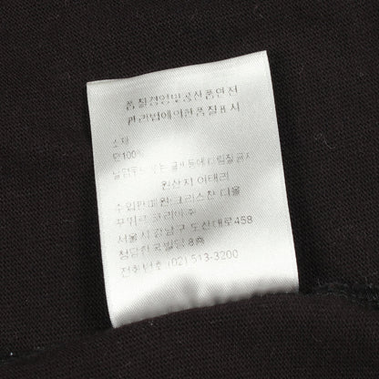 DIOR × DANIEL ARSHAM ロゴプリント 半袖Tシャツ コットン ブラック ディオール トップス DIOR