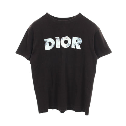 DIOR × DANIEL ARSHAM ロゴプリント 半袖Tシャツ コットン ブラック ディオール トップス DIOR