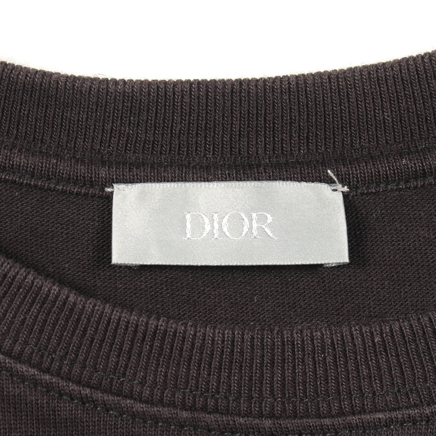 DIOR × DANIEL ARSHAM ロゴプリント 半袖Tシャツ コットン ブラック ディオール トップス DIOR
