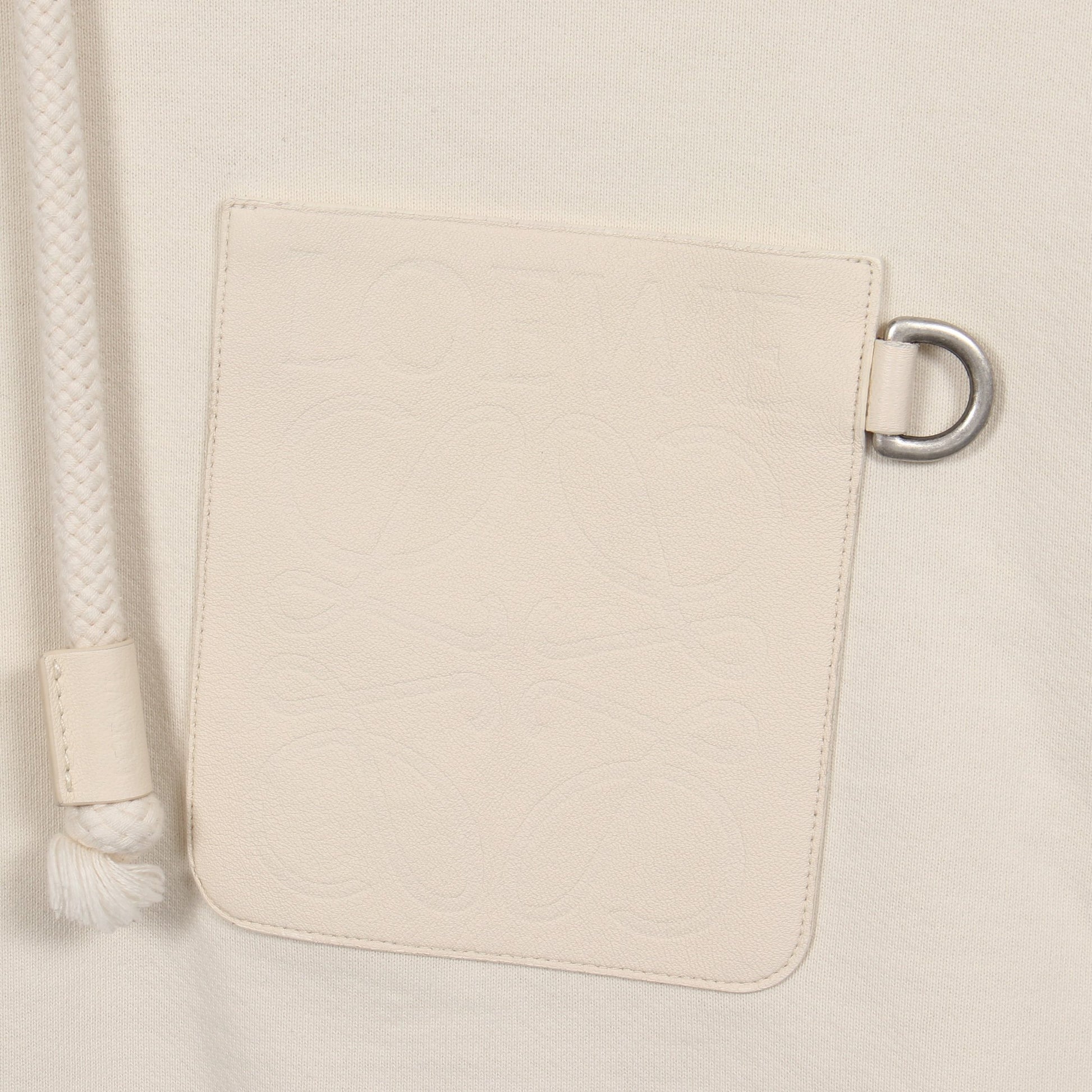 アナグラム パッチ プルオーバーパーカー コットン アイボリー ロエベ トップス LOEWE