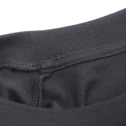 クロップド丈 半袖Tシャツ コットン ブラック プラダ トップス PRADA