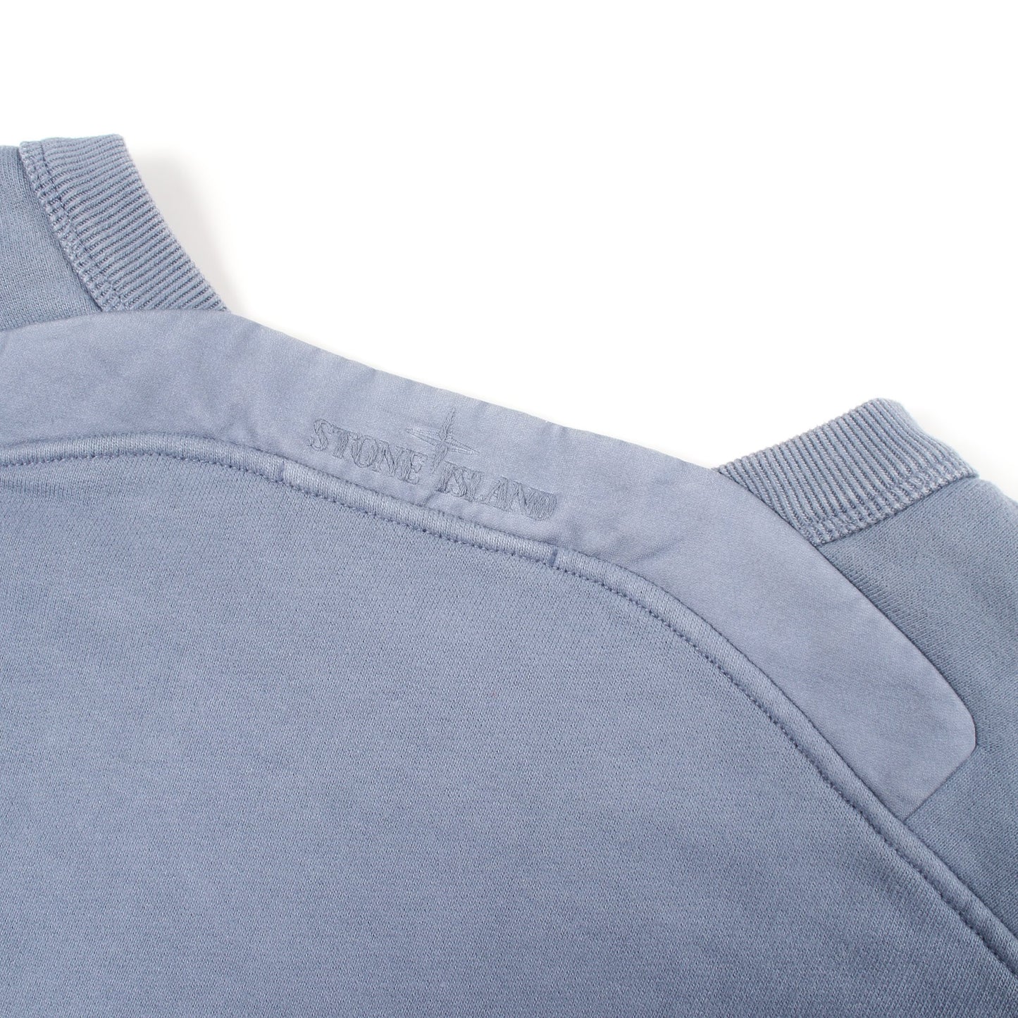クルーネック スウェットシャツ コットン ブルーグレー ストーンアイランド トップス Stone Island