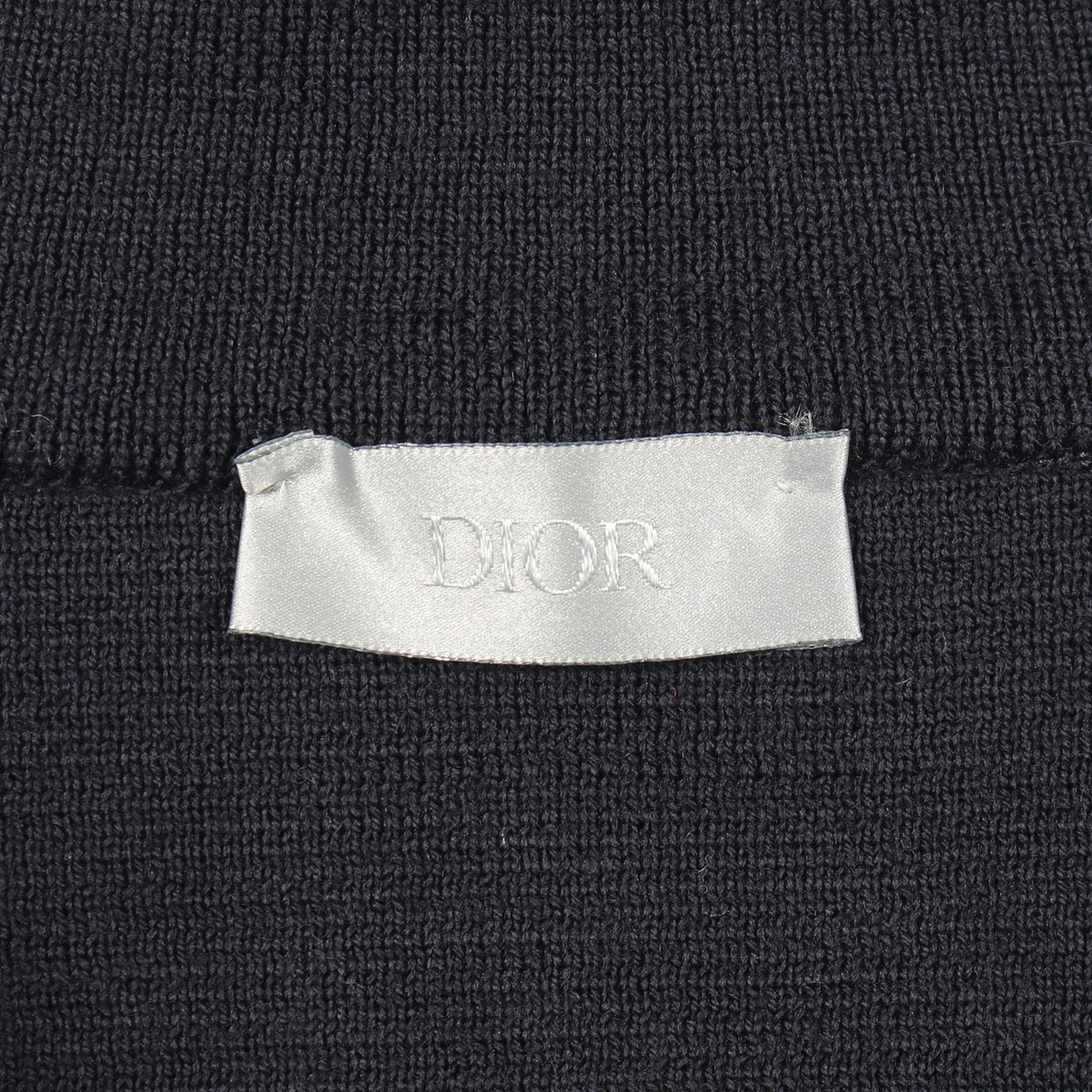 タートルネック ニット ウール ネイビー ディオール トップス DIOR