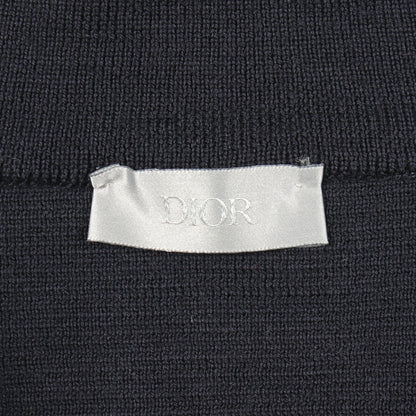 タートルネック ニット ウール ネイビー ディオール トップス DIOR