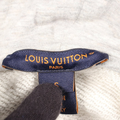 トラベルスタンプクロップフーディ プルオーバーパーカー コットン グレー ルイヴィトン トップス LOUIS VUITTON
