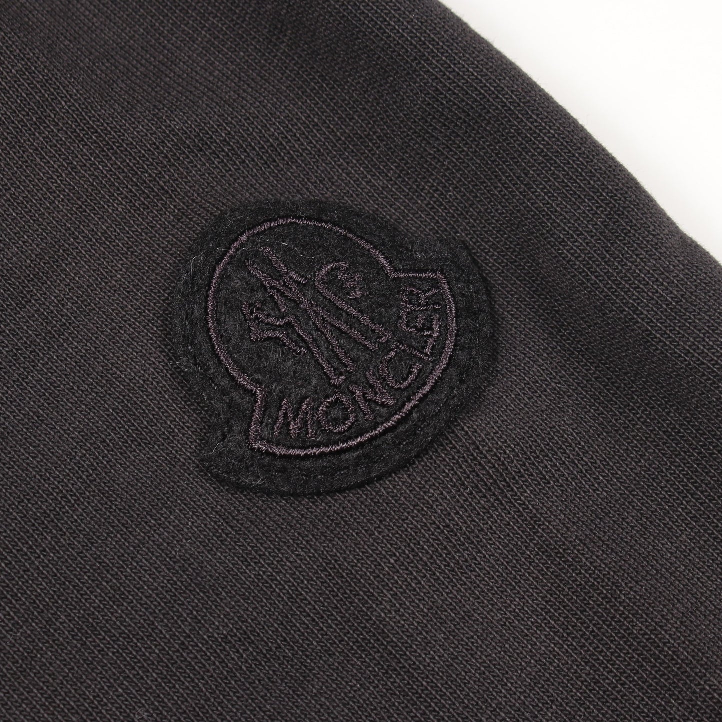 ロゴプリント クルーネック 半袖Tシャツ コットン ブラック モンクレール トップス MONCLER