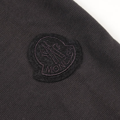 ロゴプリント クルーネック 半袖Tシャツ コットン ブラック モンクレール トップス MONCLER