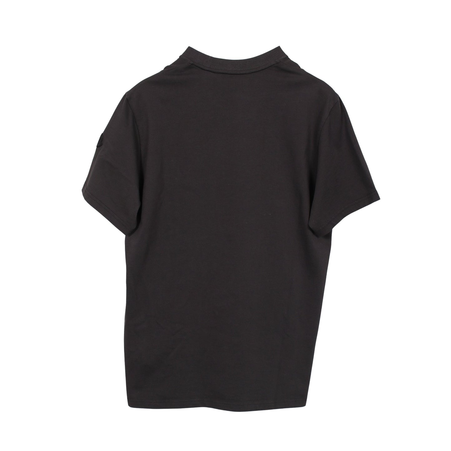ロゴプリント クルーネック 半袖Tシャツ コットン ブラック モンクレール トップス MONCLER